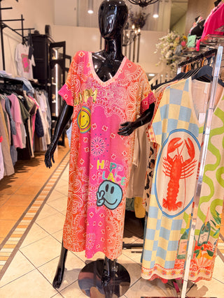 Jurk Shiny - Roze