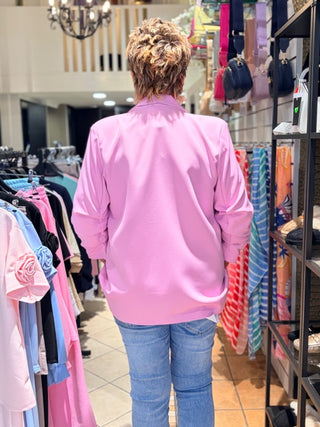 Oversized Blazer Joyce - Licht Roze