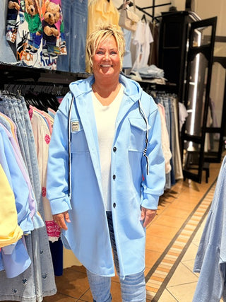 Jas Mandy - Licht Blauw