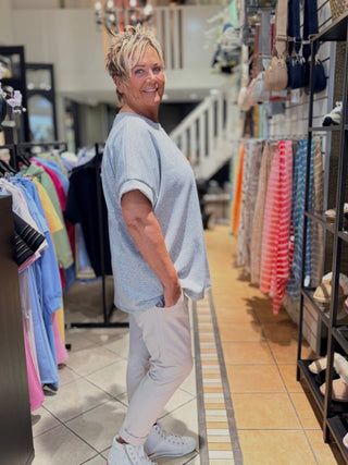 Sweater Celia - Licht Grijs Mele