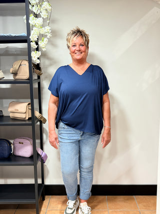 Oversized Shirt Stella - Navy