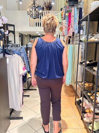 Ballon top Lisa - Navy